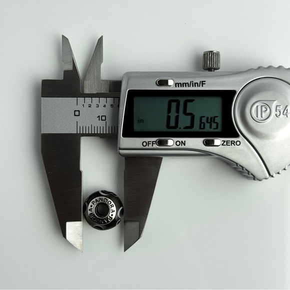 PANDORA Black Flowers For You Murano Charm 790641 Sterling Silver Core‎ Retired - Picture 9 of 11